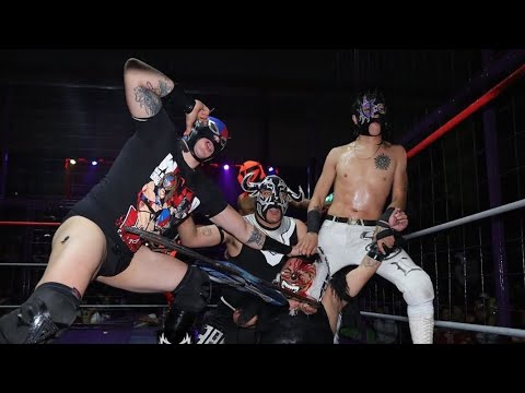Arena Neza 47 aniversario: Jaula de máscaras entre Lobitos 🆚 Hell Flyers 🆚 Líneas Rectas