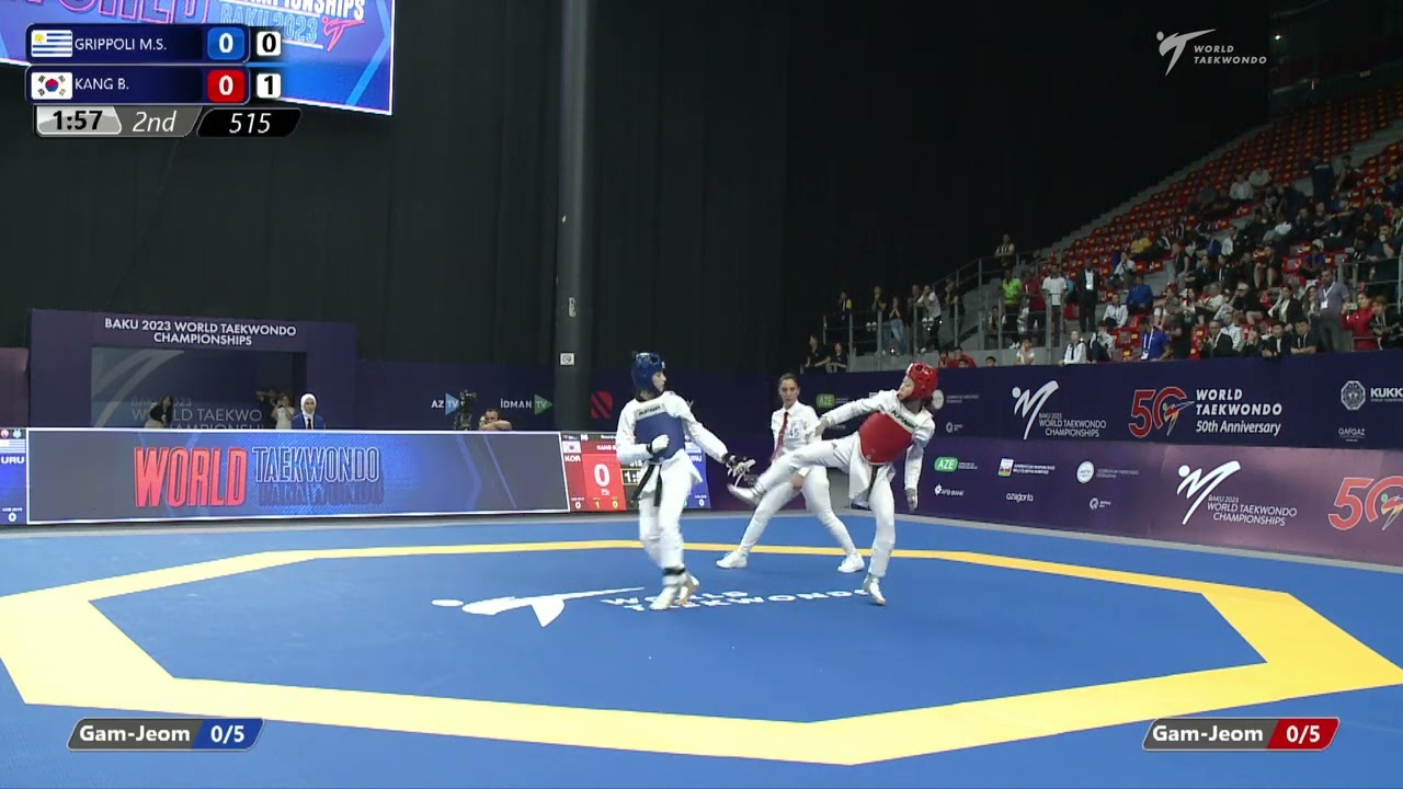 515 R32 Women 49kg URU GRIPPOLI M S KOR KANG B