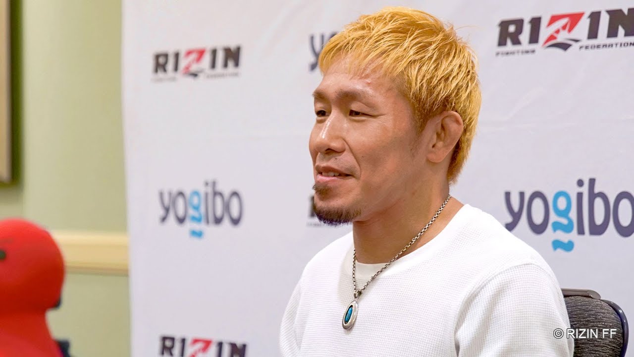 昇侍 試合前インタビュー Yogibo presents RIZIN.30 background
