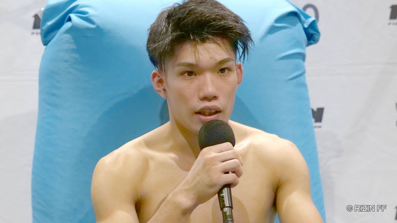老沼隆斗 試合後インタビュー / Yogibo presents RIZIN.31 background