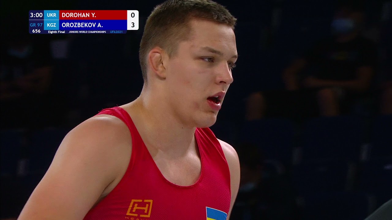 1/8 GR - 97 kg: Y. DOROHAN (UKR) v. A. OROZBEKOV (KGZ)