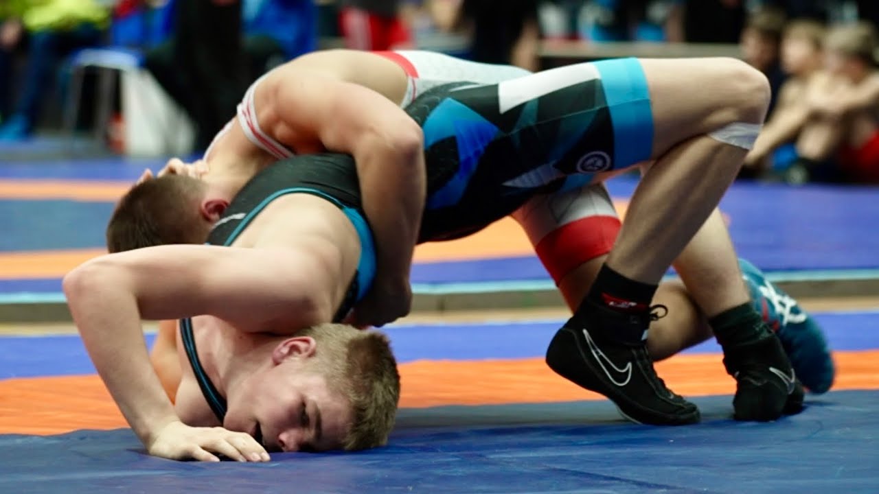 U17 A. Sevcenko (EST) vs J. Danilov (EST). Greco-Roman 70kg Palusalu memorial youth wrestling. background