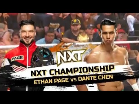 Ethan Page vs Dante Chen - NXT Championship Match: NXT, Jul. 16, 2024 background