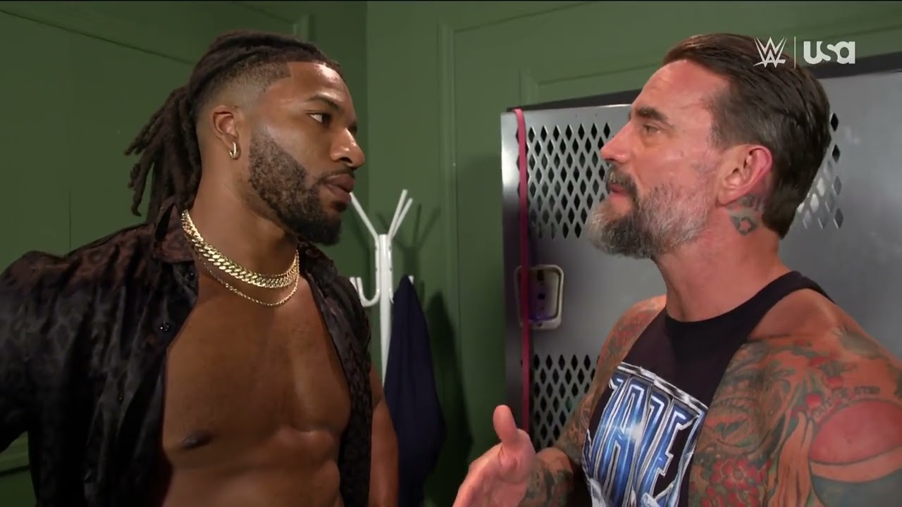 Trick Williams thanks CM Punk for being the special referee for his fight: NXT, Sep. 24, 2024 background