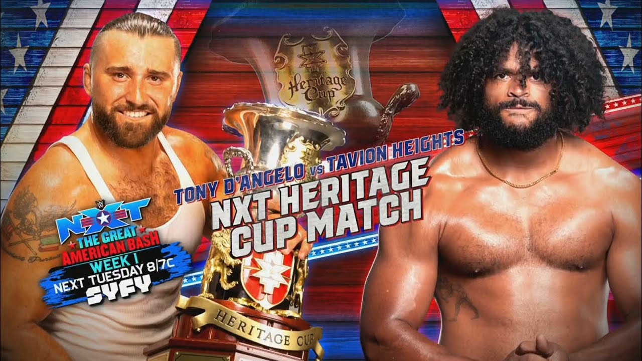 Tony D'Angelo vs Tavion Heights - NXT Heritage Cup Match (2/2): NXT, Jul. 30, 2024 background