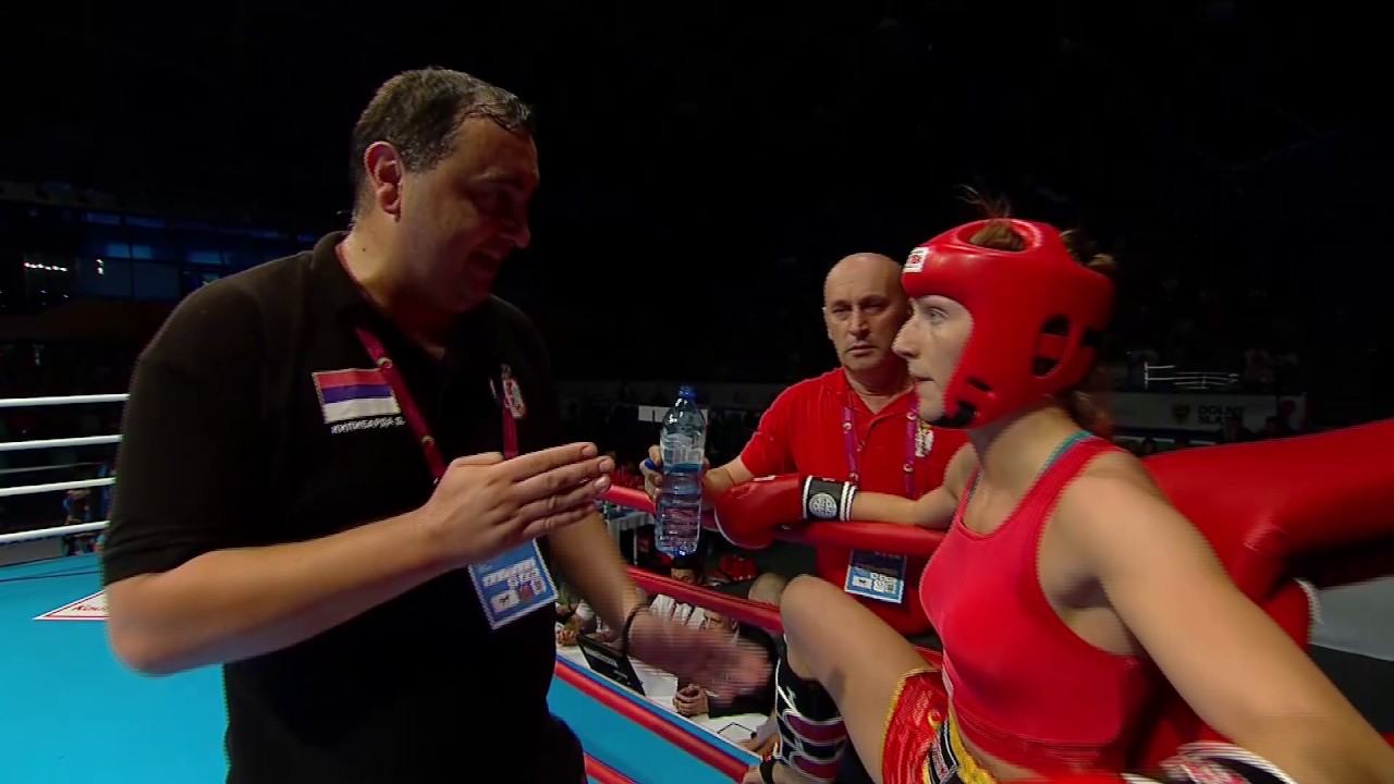 Teodora Manic (SRB) v Sarel De Jong (NED) IWGA 2017 background