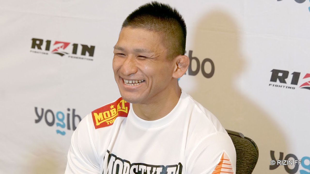 アキラ 試合前インタビュー Yogibo presents RIZIN.31 background