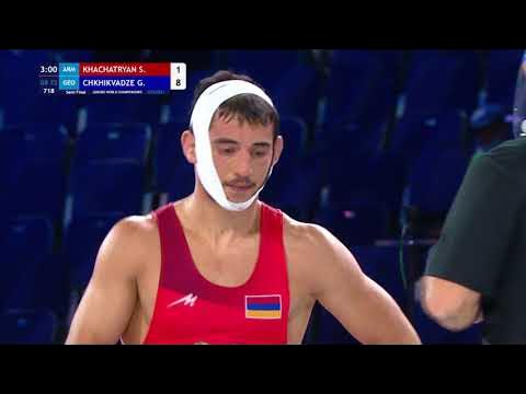 1/2 GR - 72 kg: S. KHACHATRYAN (ARM) v. G. CHKHIKVADZE (GEO)