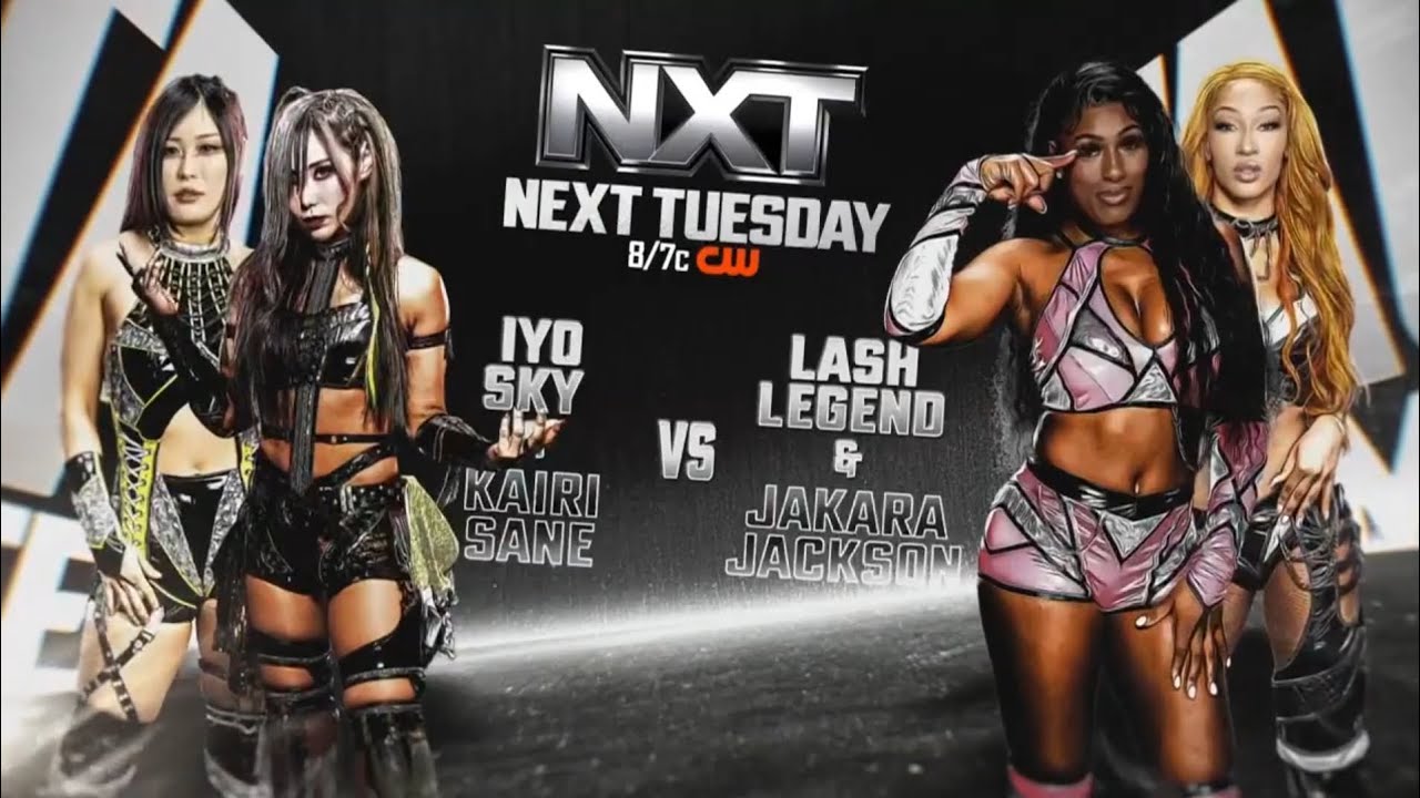 Iyo Sky & Kairi Sane vs Lash Legend & Jakara Jackson (2/2): NXT, Oct. 22, 2024 background