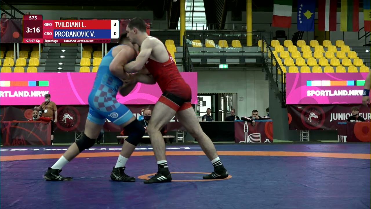 Repechage GR - 97 kg: L. TVILDIANI (GEO) v. V. PRODANOVIC (CRO)