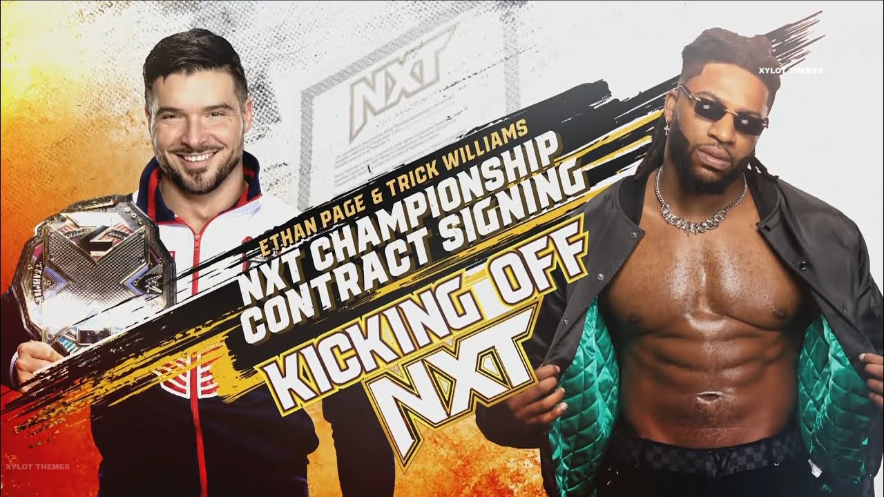 Ethan Page & Trick Williams NXT Championship Contract Signing: NXT, Sep. 17, 2024 background