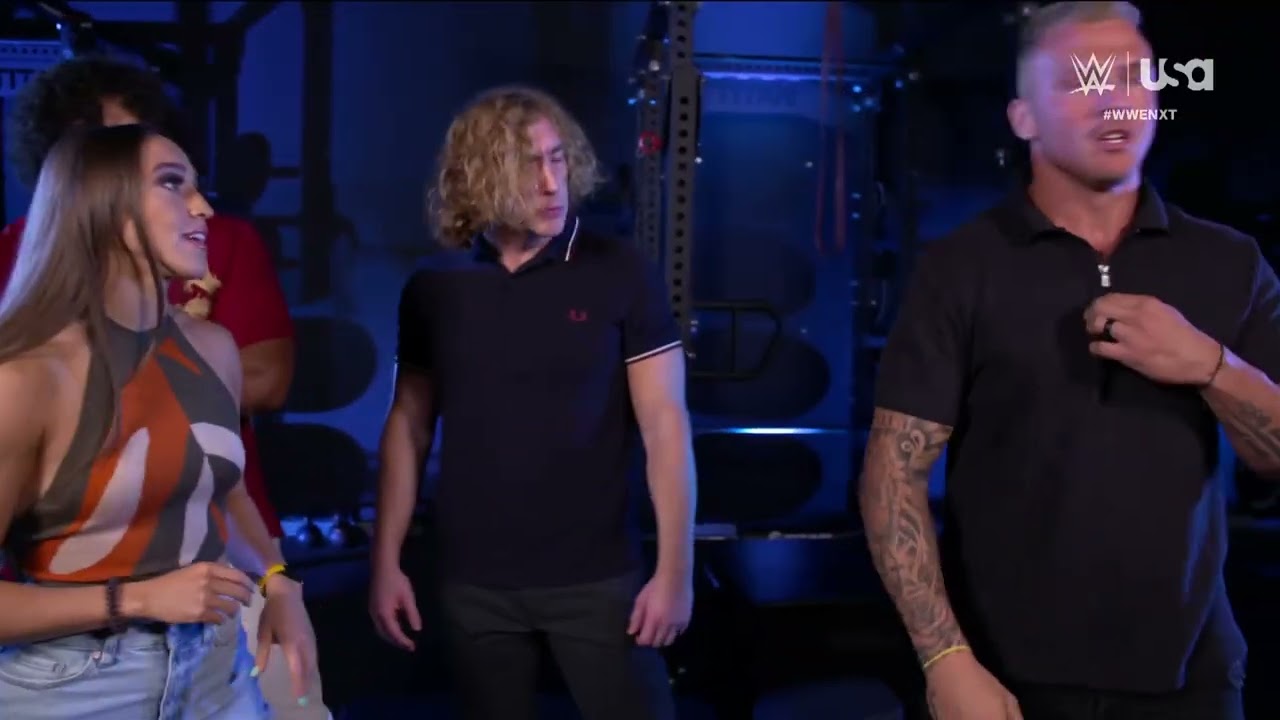 Wren Sinclair wants to be the new member of No Quarter Catch Crew: NXT, Jul. 16, 2024 background