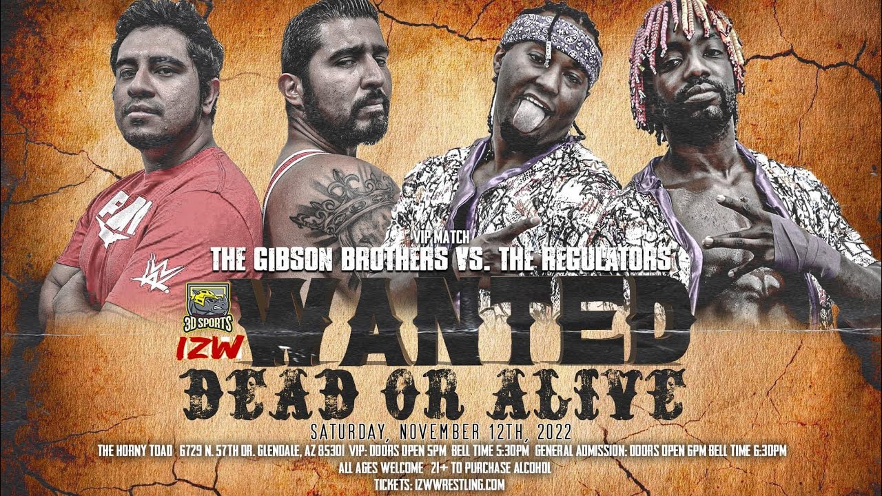 The Gibson Brothers Vs Ej Sparks and Thugnificent at IZW | (Nov. 12, 2022)