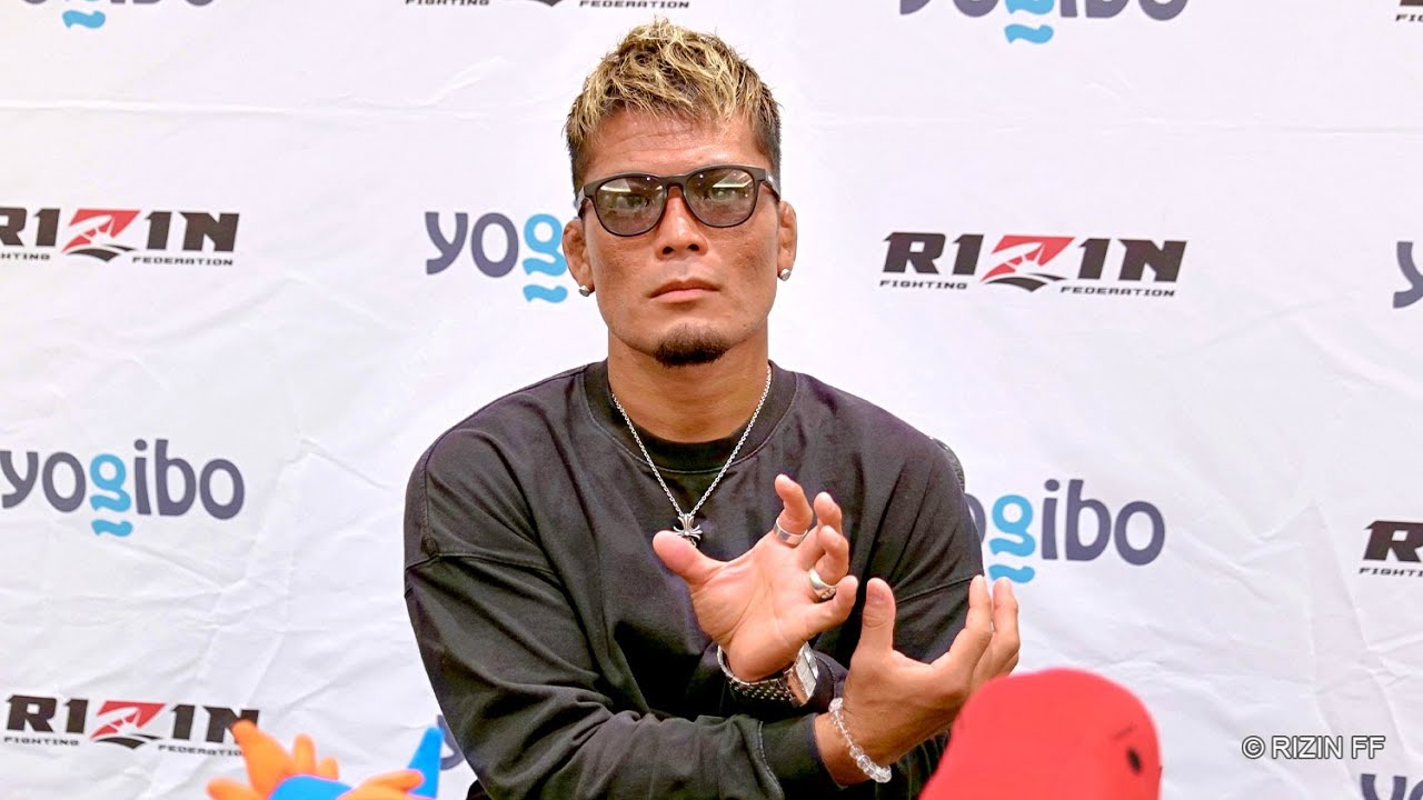 武田光司 試合前インタビュー Yogibo presents RIZIN.30 background