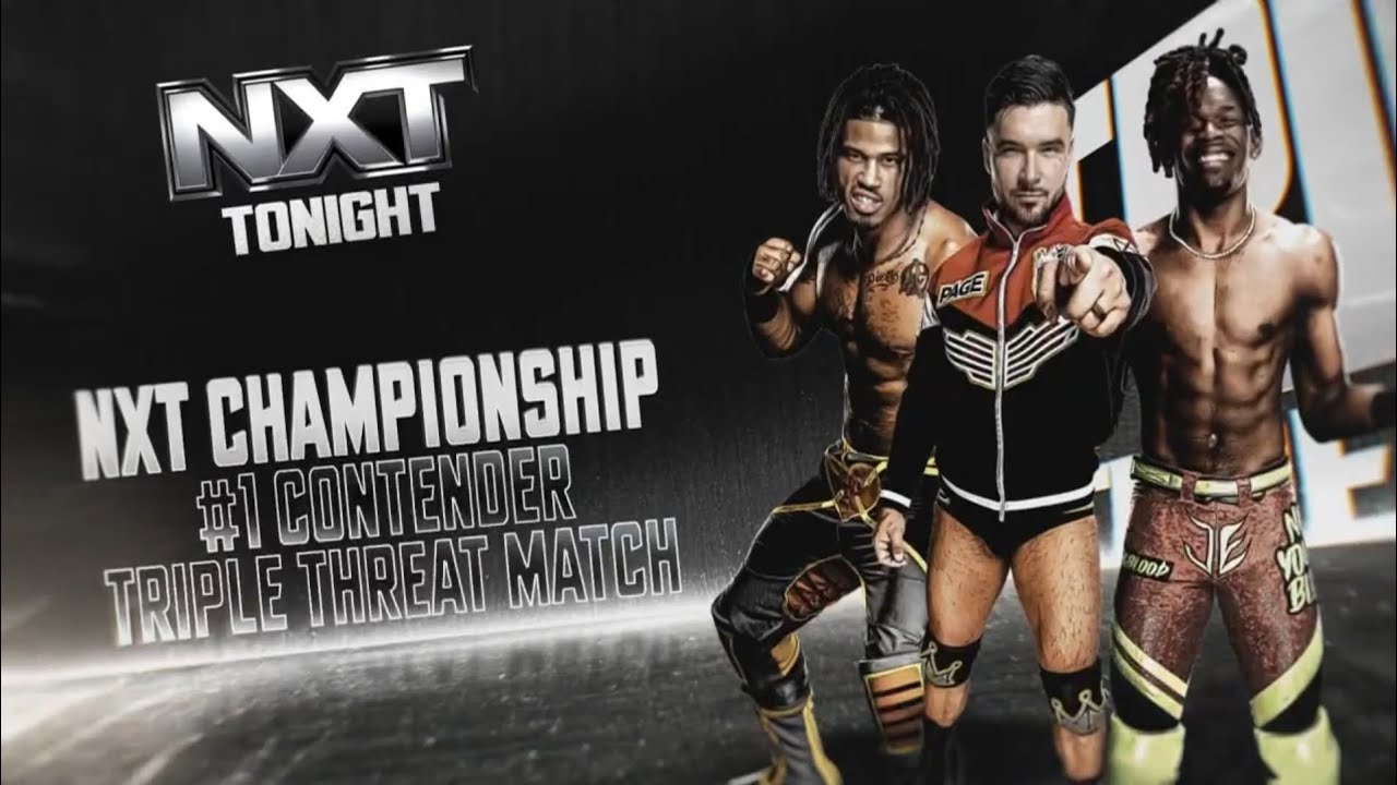 Ethan Page vs Wes Lee vs Je'Von Evans (2/2): NXT, Oct. 15, 2024 background