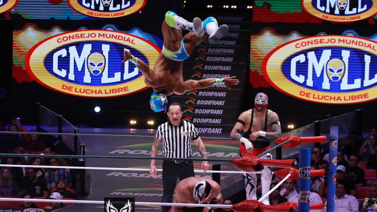 Reporte CMLL: Astral y Legendario Vs Hunter y Alom background