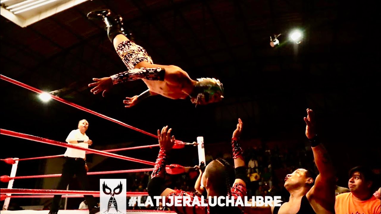 Triangular Mini Vikingo Vs Freelance Vs Golden Jr por la final del campeonato welter de AULL background