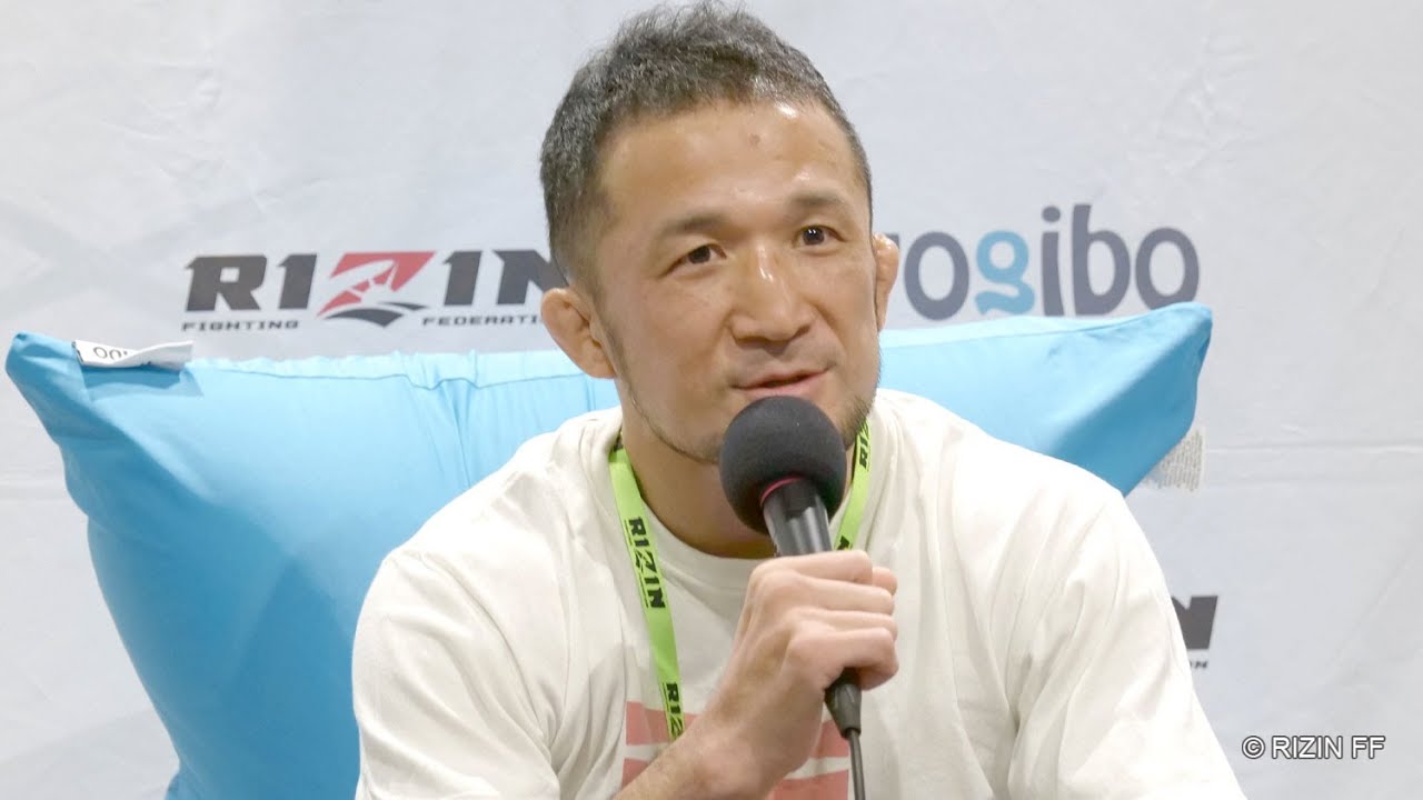 中村大介 試合後インタビュー / Yogibo presents RIZIN.31 background