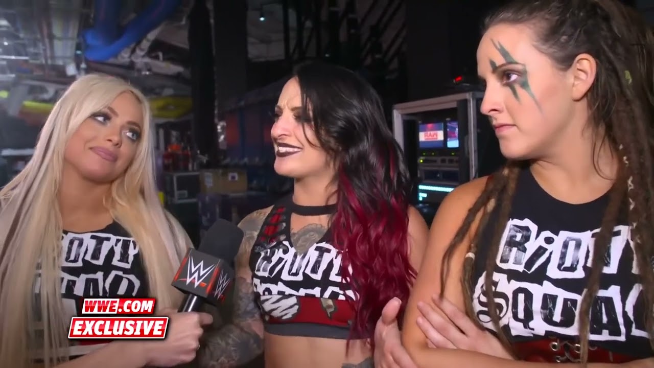 The Riott Squad reveal what will make them happy: Raw Exclusive, Aug. 20, 2018 background