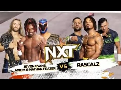 Je'Von Evans, Axiom & Nathan Frazer vs The Rascalz (1/2): NXT, Jul. 23, 2024 background
