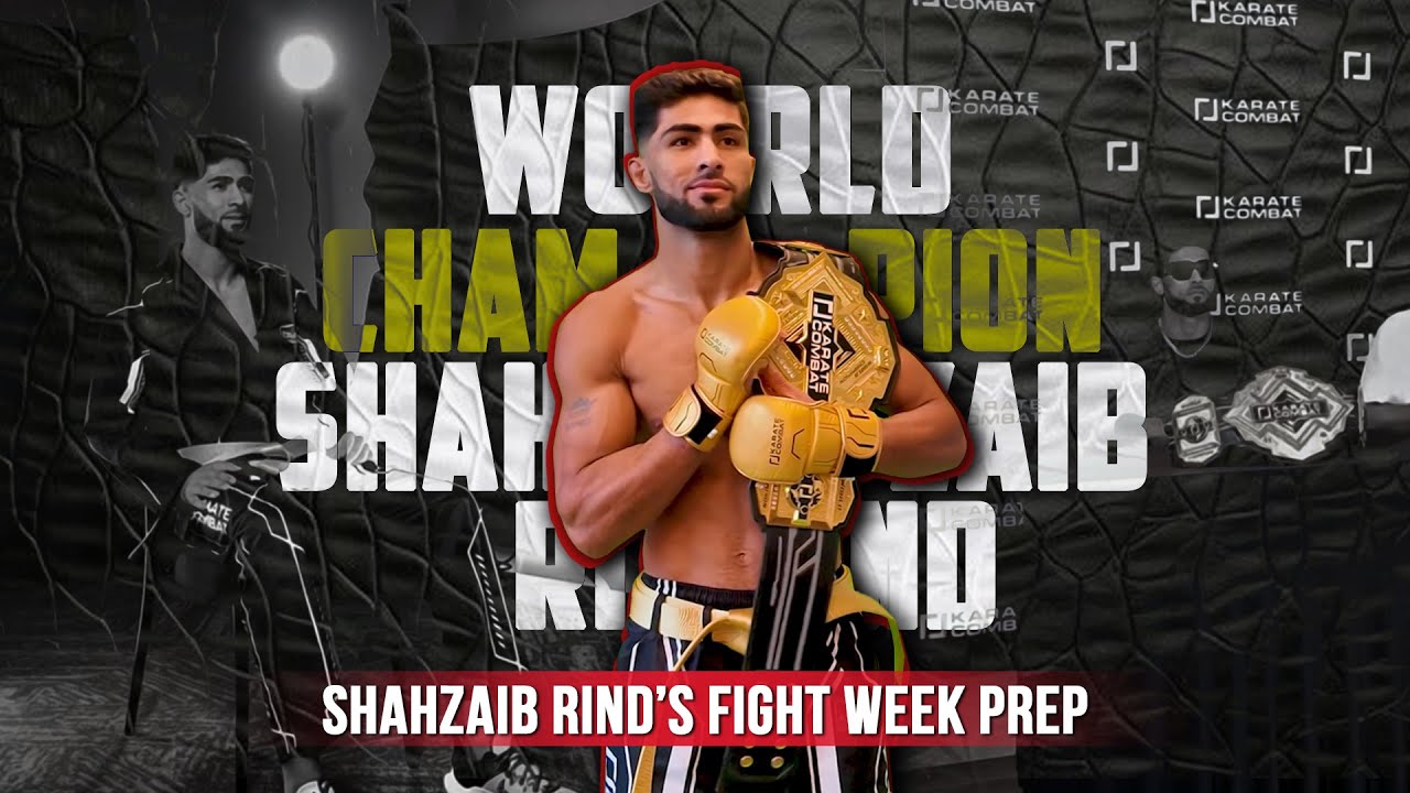 Shahzaib Rind’s Fight Week Prep! | Shahzaib Rind Vlog