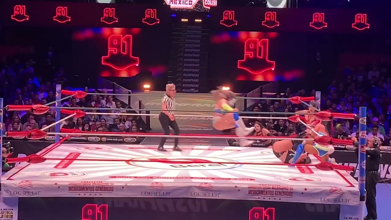 Reporte CMLL: Tessa Blanchard, Lluvia y La Catalina Vs Persephone, Zeuxis y Reina Isis