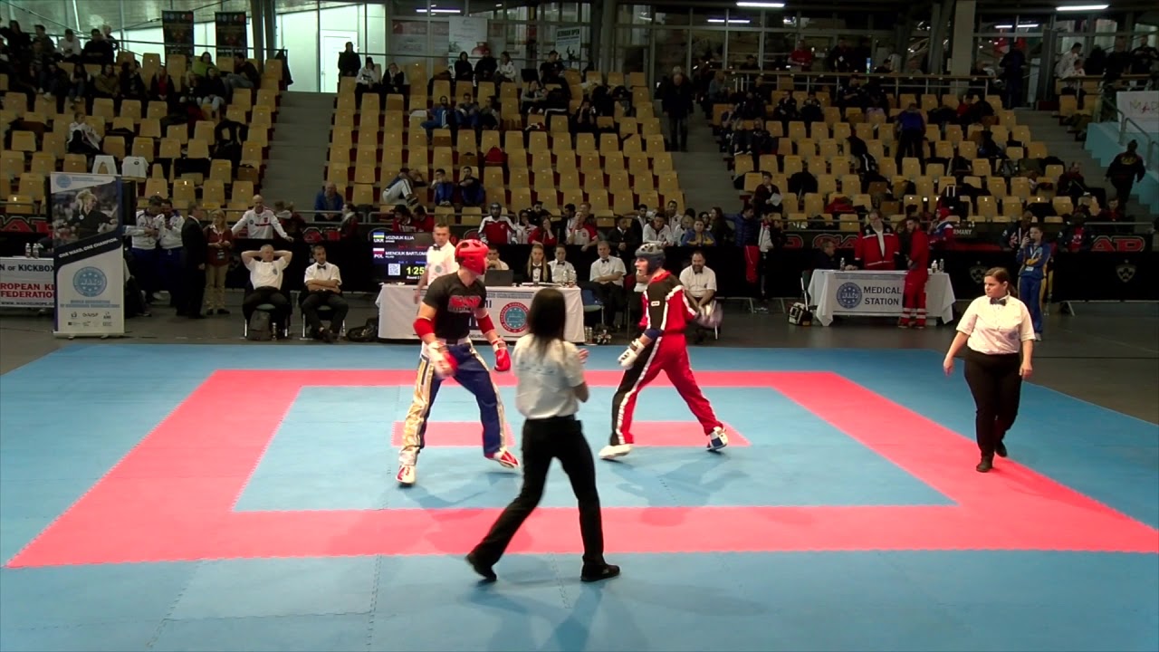 Illia Vozniuk v Bartlomiej Mienciuk WAKO European Championships 2018