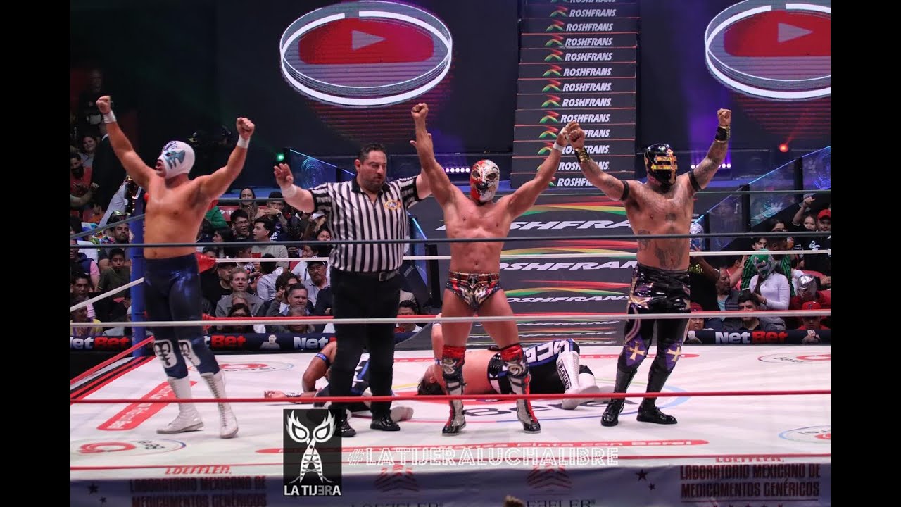Reporte CMLL: Templario, Atlantis Jr y Titán derrotan a Último Guerrero, Stuka Jr y Gran Guerrero background