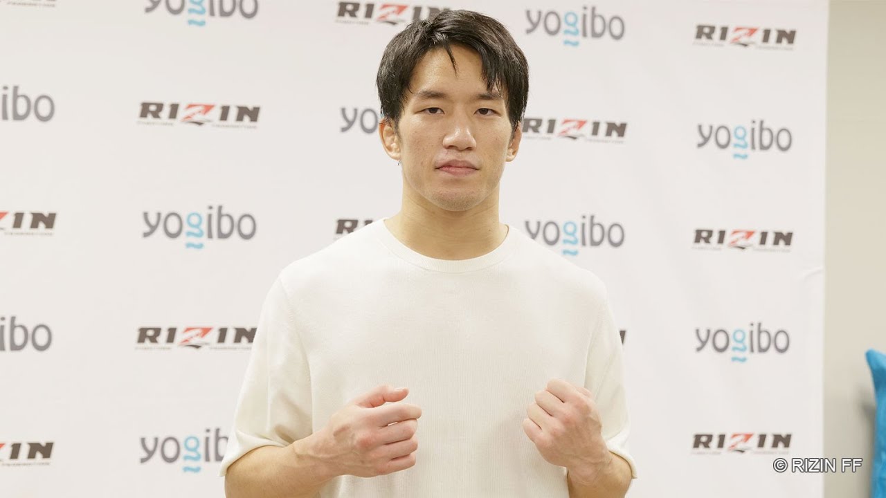 朝倉海 試合後インタビュー / Yogibo presents RIZIN.30 background