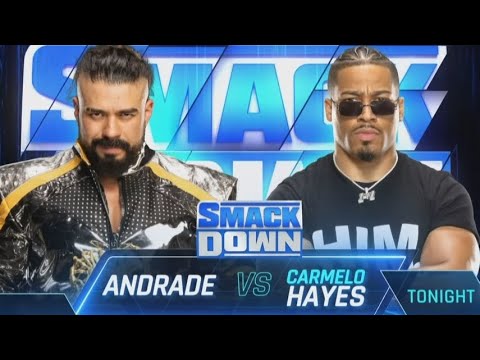 Andrade vs Carmelo Hayes: SmackDown, Aug. 16, 2024 background