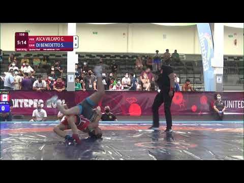 1/4 WW - 50 kg: G. ASCA VILCAPO (PER) v. S. DI BENEDETTO (CAN)