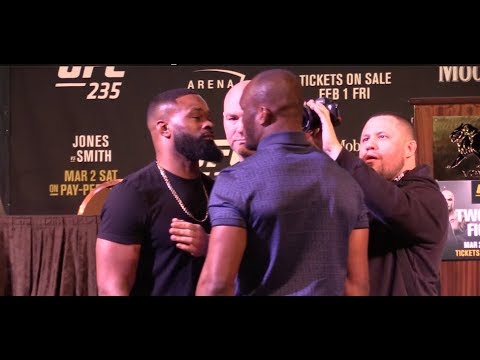 Tyron Woodley, Kamaru Usman Get Into Heated War of Words at UFC 235 Presser