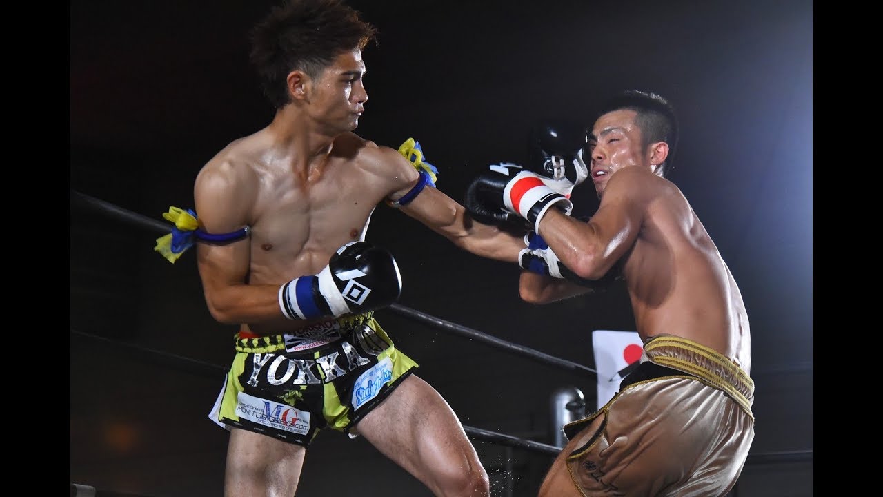 "流浪の狂華" Phoenixx祥梧 VS "不屈の闘牛魂" 伊仙町典久「KNOCK OUT 2018 OSAKA 1st」 2018.5.3