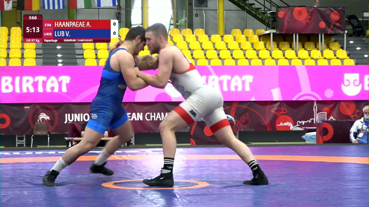 Repechage GR - 97 kg: A. HAANPAEAE (FIN) v. V. LUB (UKR)