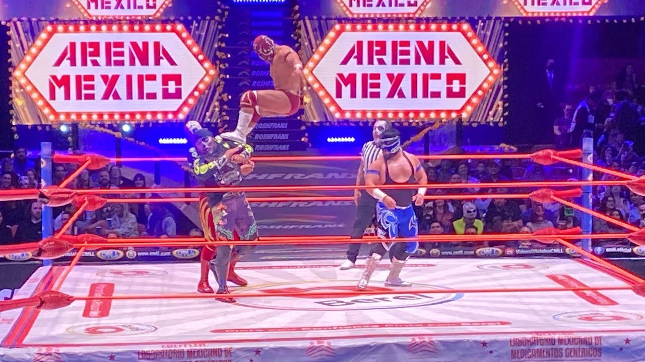 Día de muertos CMLL: Valiente Jr, Robin y Eléctrico 🆚 Cholo, Sangre Imperial y Grako