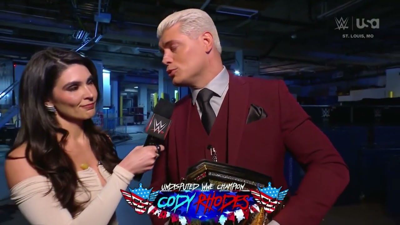 Sami Zayn tells Cody Rhodes that he will be the one to face him at Crown Jewel: Raw, Oct. 7, 2024 backdrop