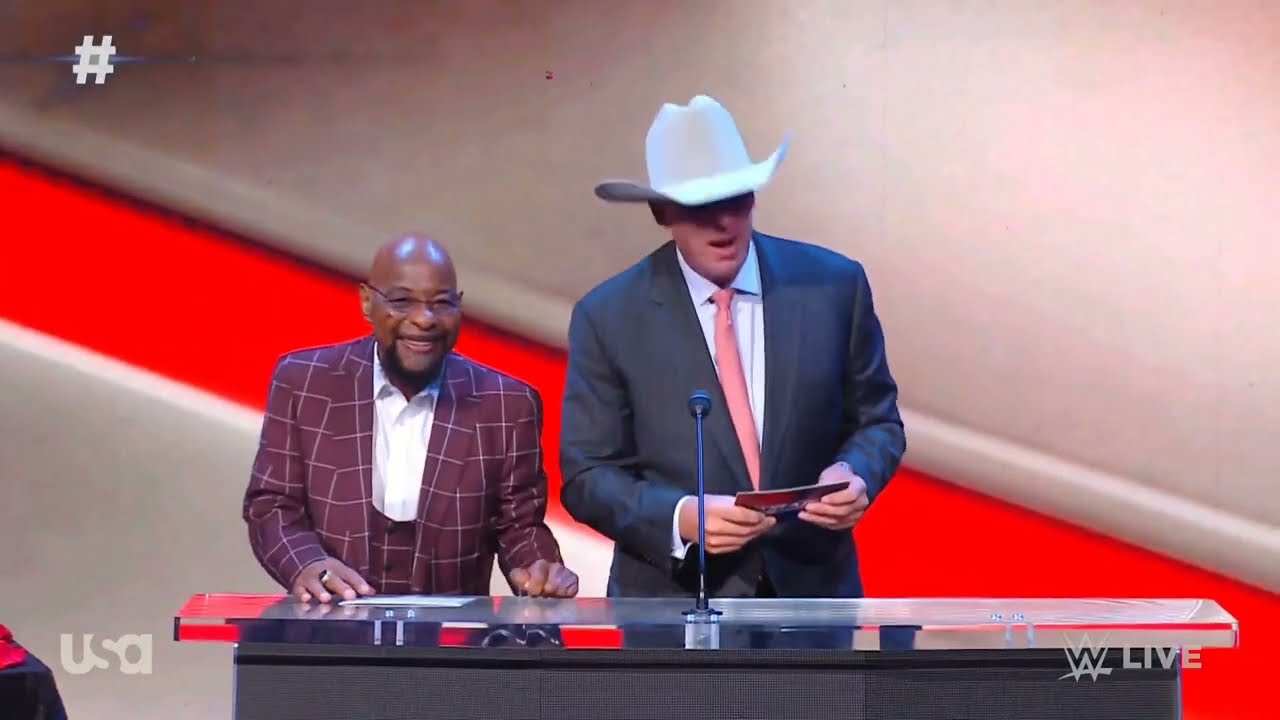 WWE RAW TEDDY LONG AND JBL ENTRANCE 05/01/23