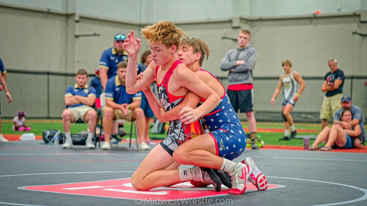 132 – Anthony Bahl {G} of Elite Athletic Club IN vs. Hunter Miller {R} of Indiana Outlaws White