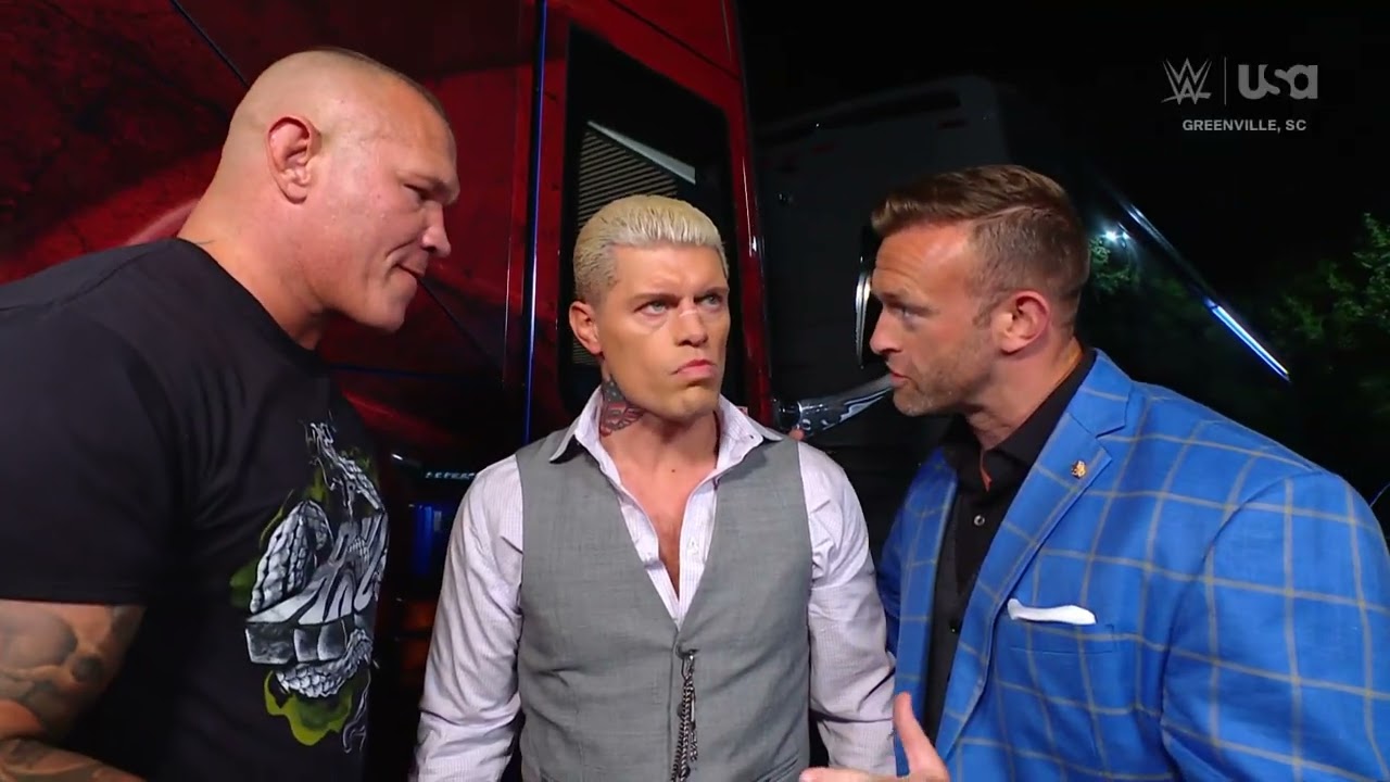 Randy Orton asks Cody Rhodes to calm down: SmackDown, Oct. 11, 2024 background