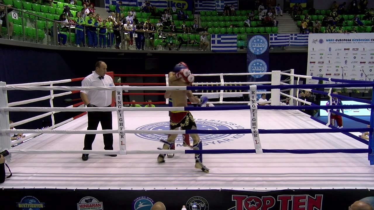 Janez Persolja v Patrik Nitecki WAKO European Championships 2019 background