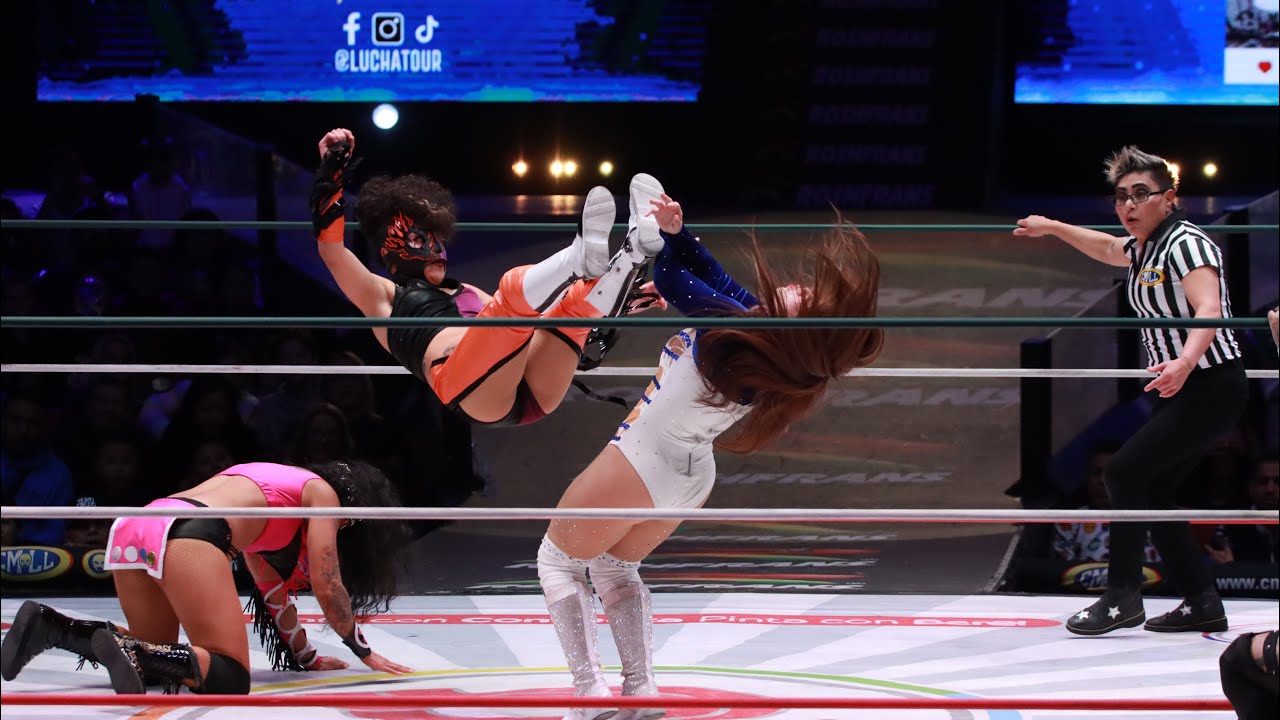 Reporte CMLL lucha de Amazonas: Tabata e India Sioux Vs Metálica y Candela