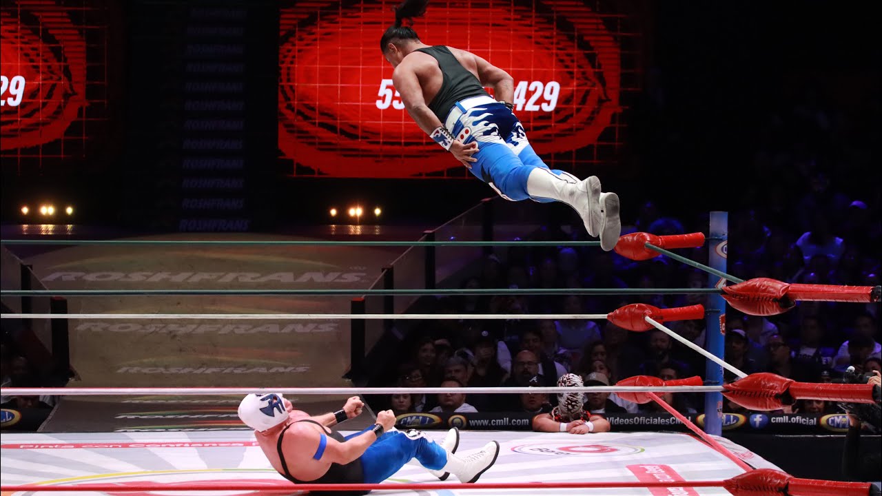 Reporte CMLL: Octagón, Atlantis y Panterita del Ring Vs Último Guerrero, Stuka Jr y Gran Guerrero background