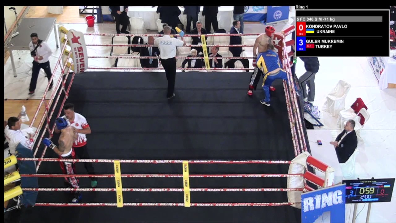 Pavlo Kondratov v Mukremin Guler WAKO European Championships 2016