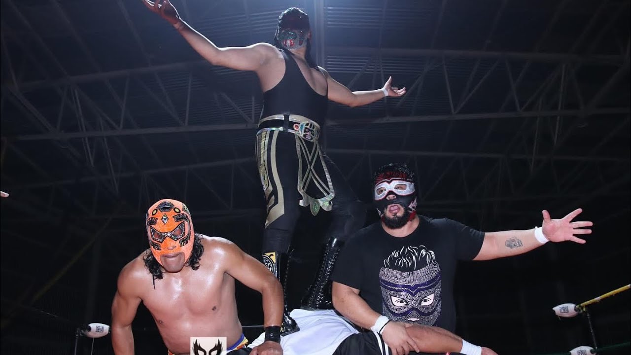 Dr. Karonte I, Dr. Karonte II y Dr. Explosivo 🆚 Olmeca, Robin y Sangre Azteca con Max Proad
