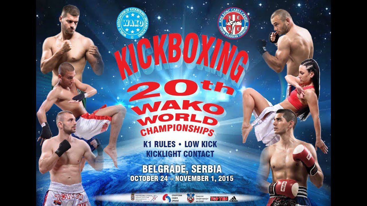 WAKO Senior World Championships Tatami 1 30/10/2015 background