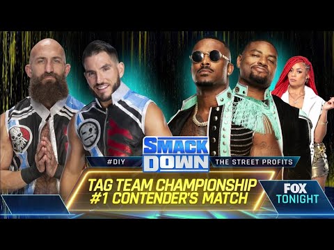 #DIY vs The Street Profits - Tag Team Title #1 Contender's Match (2/2): SmackDown, Aug. 16, 2024 background