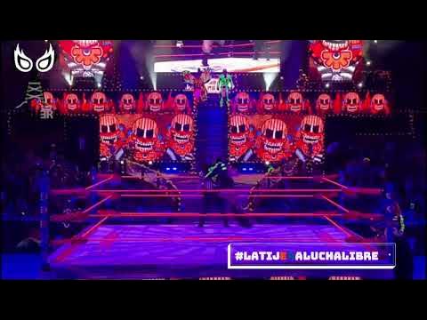 Reporte CMLL: Difunto derrota a Bárbaro Cavernario y se convierte en Amo del Inframundo 2024 background