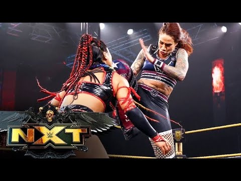 Boa & Xia Li vs. Jake Atlas & Mercedes Martinez - Mixed Tag Team Match: NXT, June 29, 2021 background