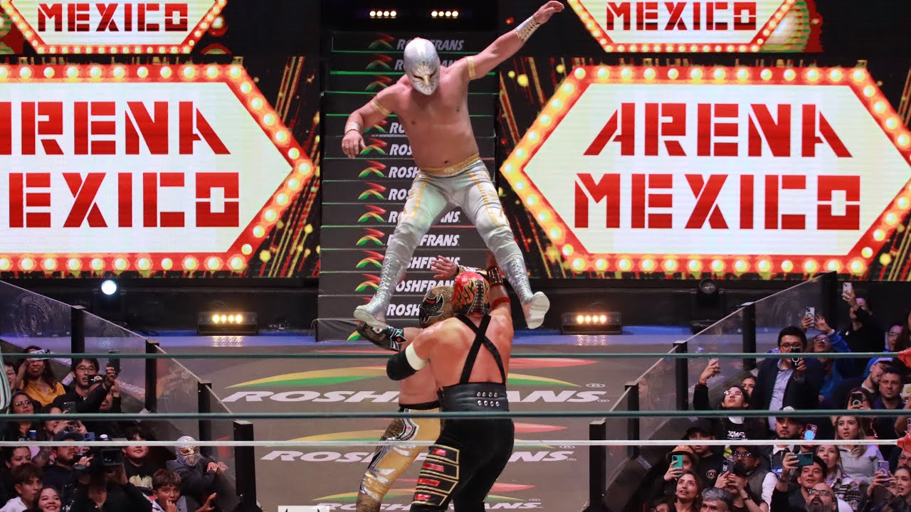 Reporte CMLL: Hechicero, Rocky Romero y avillano III Jr. Vs Mistico, Máscara Dorada y Flip Gordon