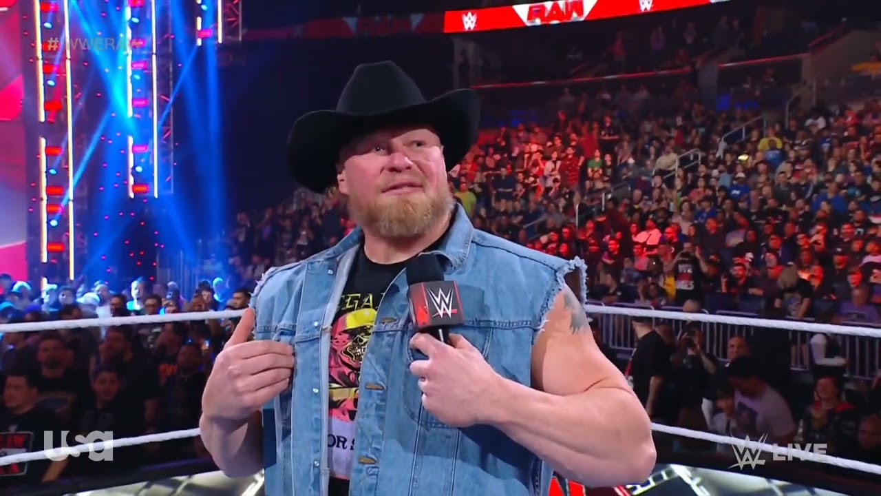 WWE RAW BROCK LESNAR ENTRANCE 02/06/23